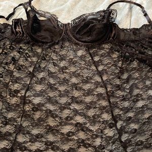 See through nightgown 18/20 sizing cacquie